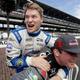 Newgarden out of costume, using Conor Daly as a horse. Photo credit: AP Images